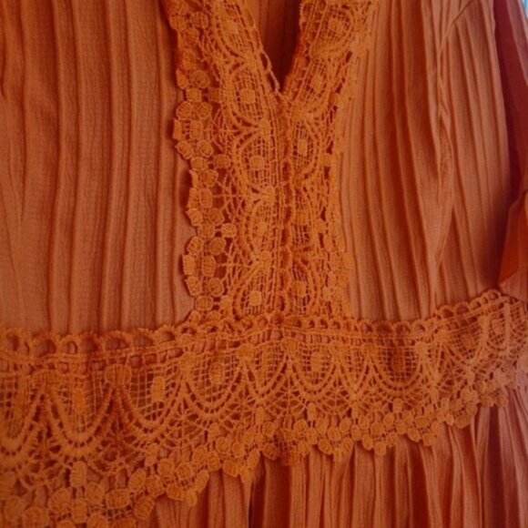 SHEIN Orange Dress - Picture 4 of 6